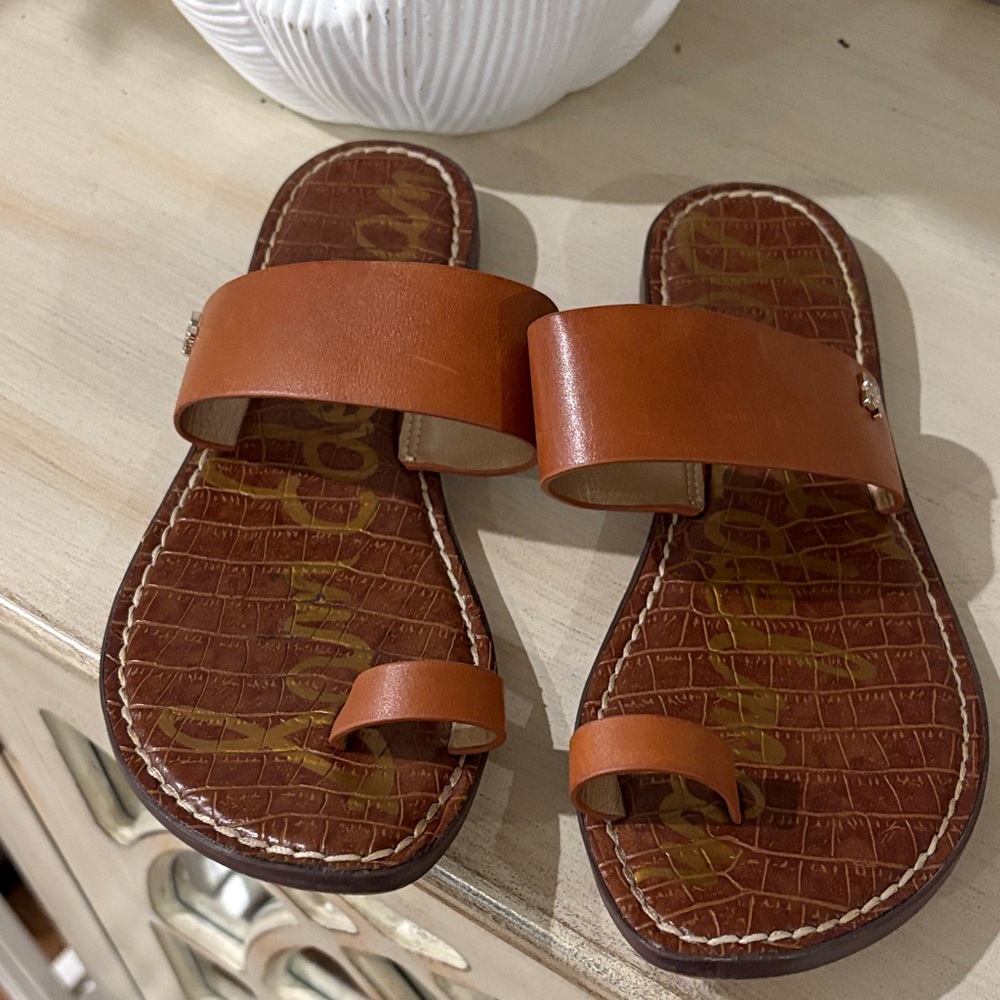 Sam Edelman | Brown Leather Sandals